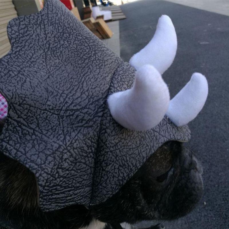 Czapka Dinozaura Triceratopsa Dla Zwierząt Domowych