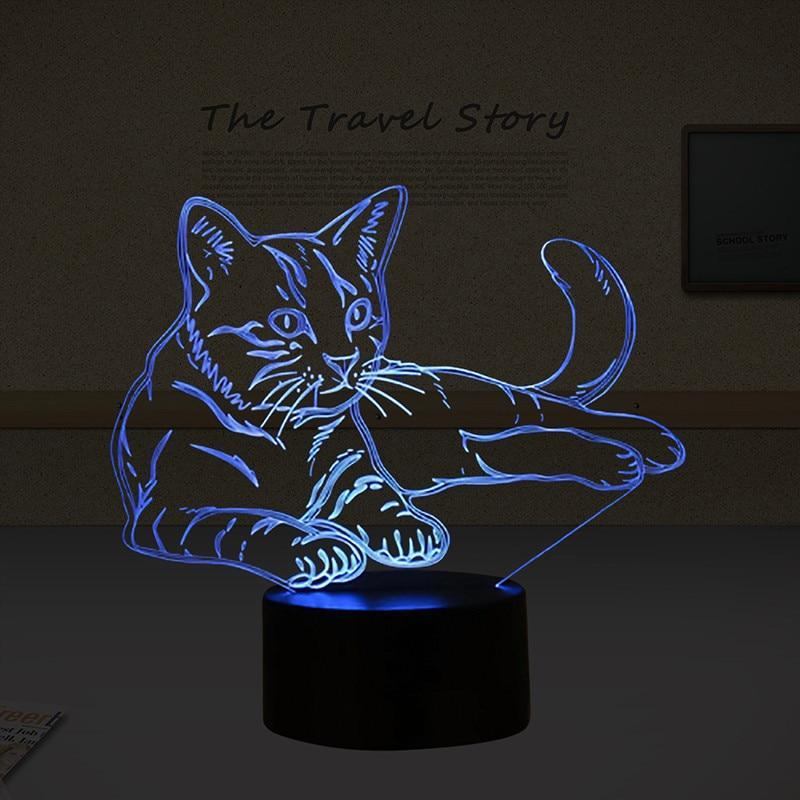 Lampa Iluzoryczna 3d Kota